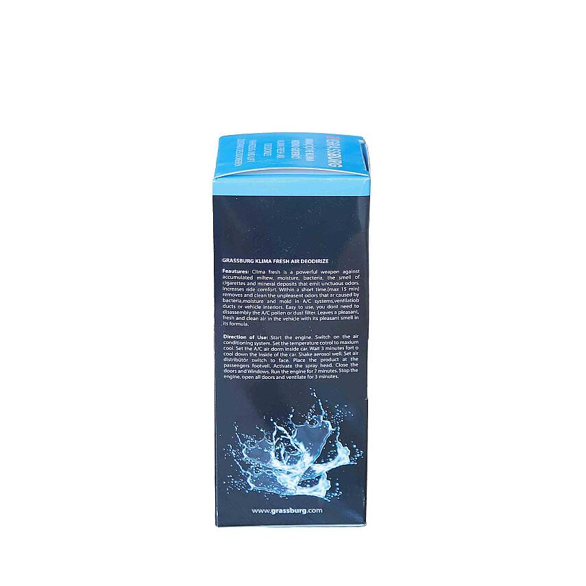 GRASSBURG ARAÇ İÇİ KLİMA VE KOKU GİDERİCİ - AQUA FRESH 150 ML - 2