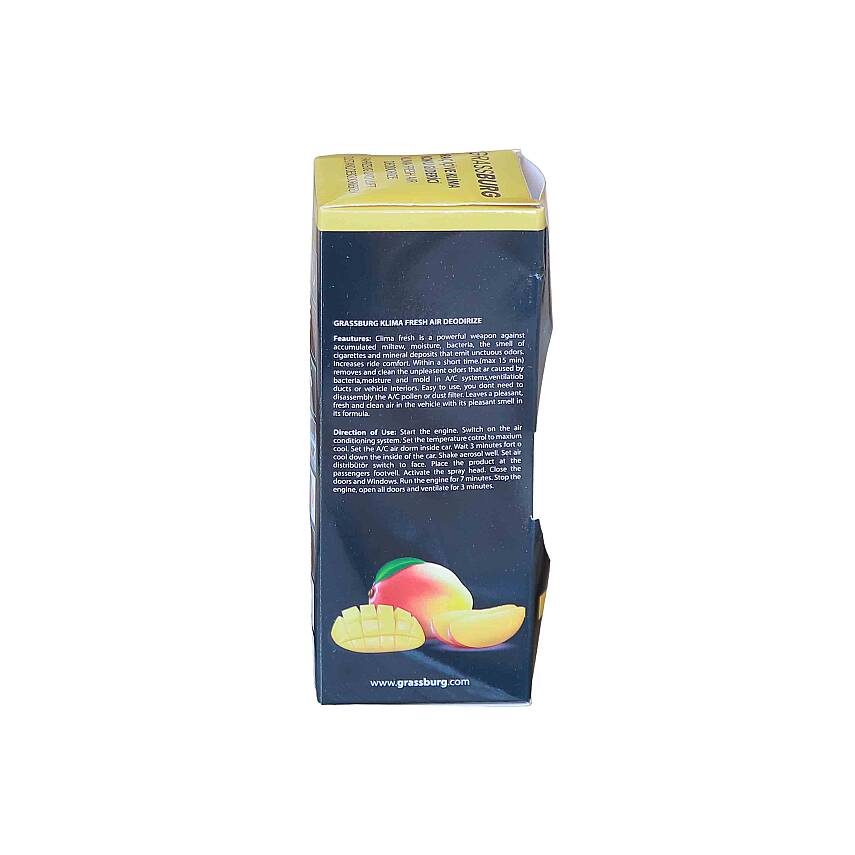 GRASSBURG ARAÇ İÇİ VE KLİMA KOKU GİDERİCİ - TROPİK MANGO 150 ML - 2