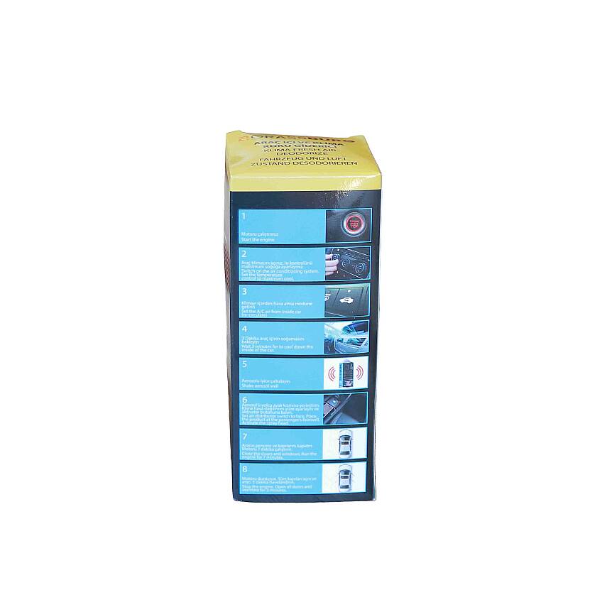GRASSBURG ARAÇ İÇİ VE KLİMA KOKU GİDERİCİ - TROPİK MANGO 150 ML - 3