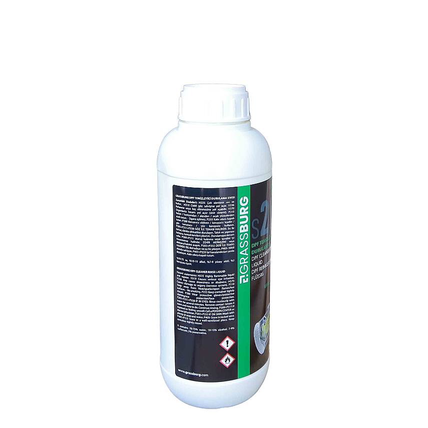 GRASSBURG PARTİKÜL FİLTRE TEMİZLEYİCİ VE DURULAMA SIVISI 1 LT - 2