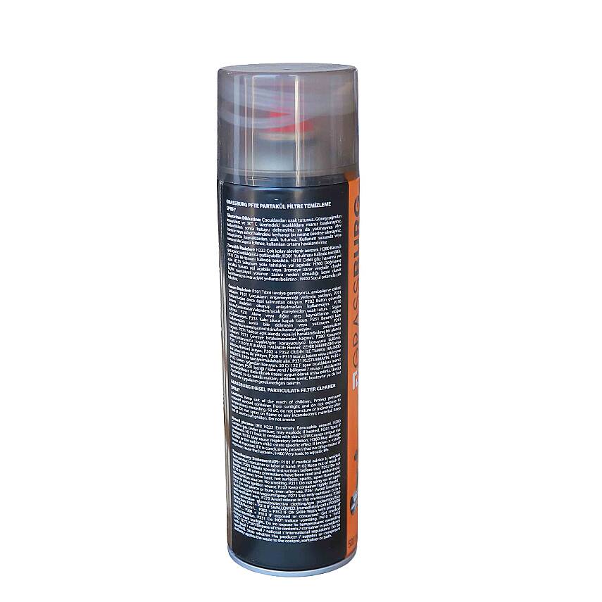 GRASSBURG PFTE PARTAKÜL FİLTRE TEMİZLEME SPREYİ 500 ML - 3