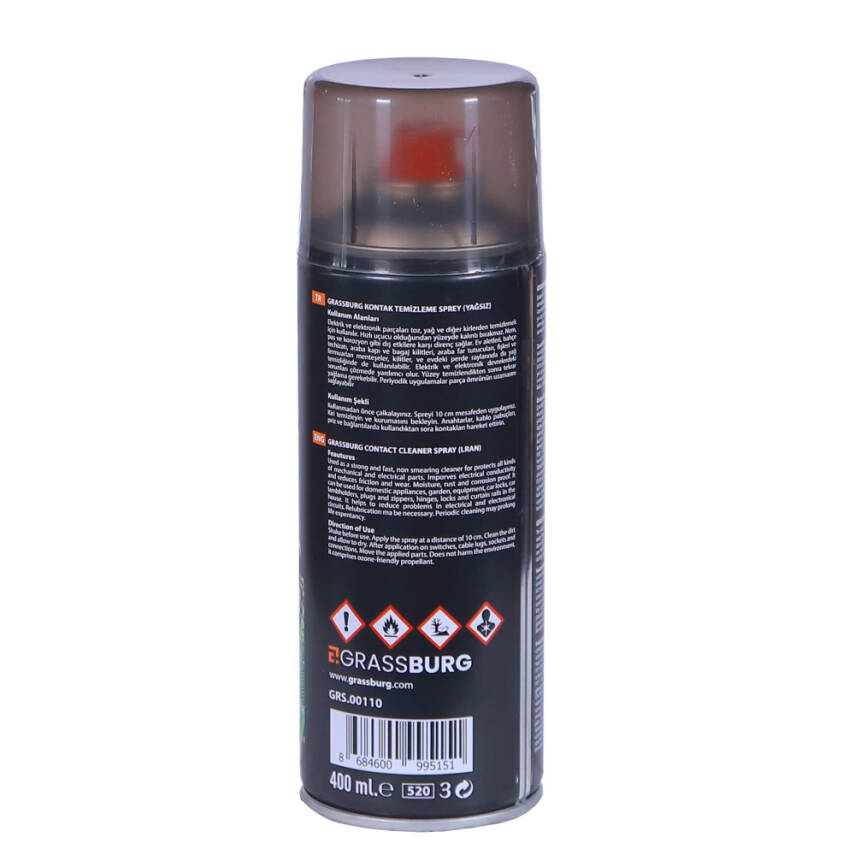 Yağsız Kontak Temizleme Spreyi 400 ML - 2