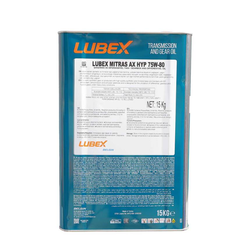 LUBEX MİTRAS MT 140 15 KG - 2