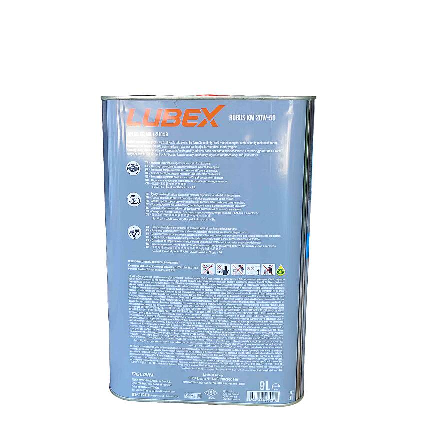 LUBEX ROBUS KM 20W-50 9 LT - 2
