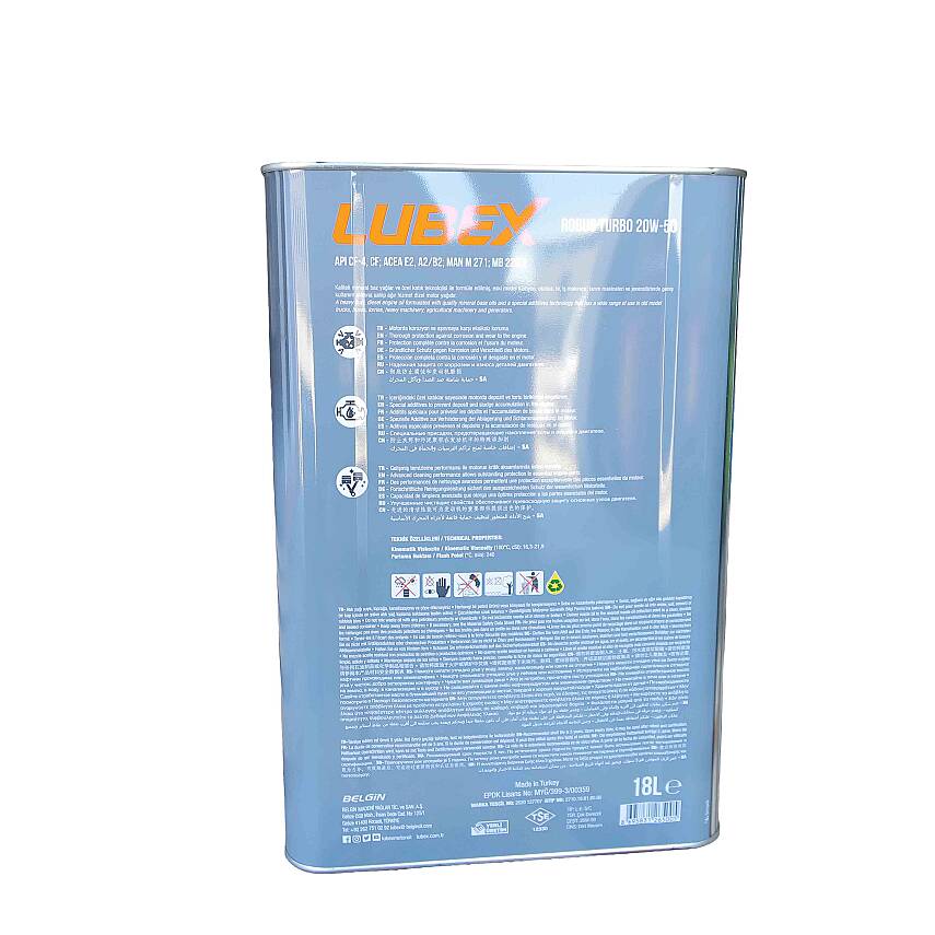 LUBEX ROBUS TURBO 20W-50 18 LT - 2