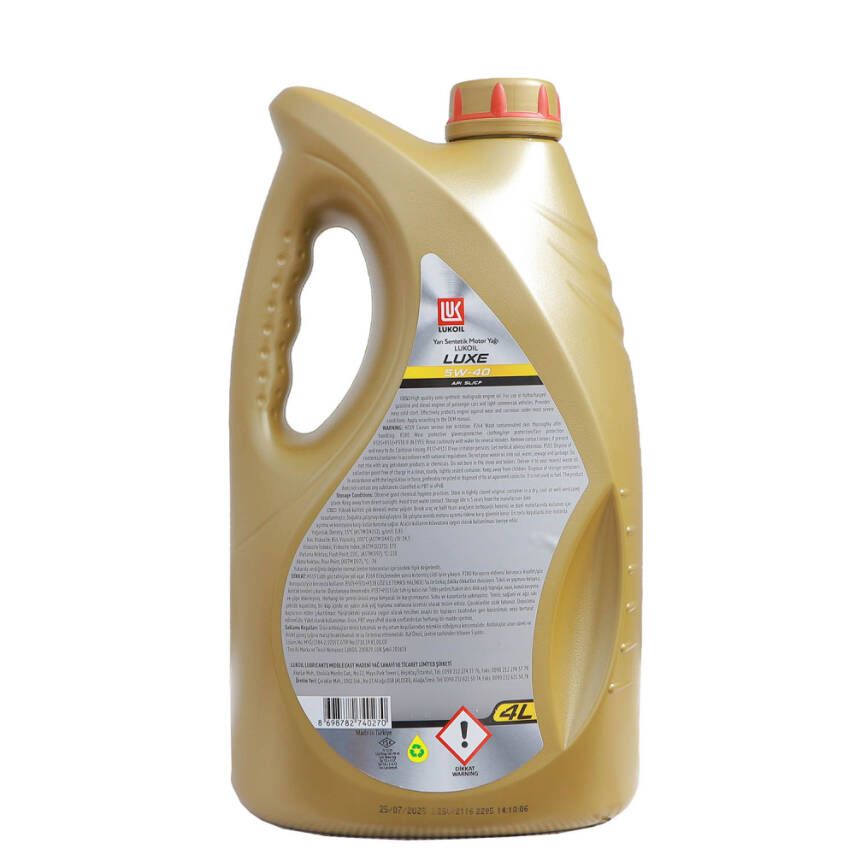 LUKOIL LUXE SS 5W-40 SL/CF 4 LT - 2