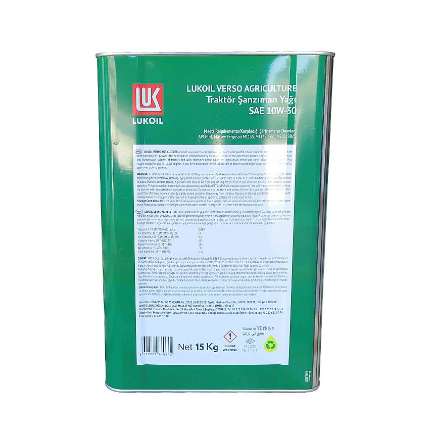 LUKOIL VERSO AGRICULTURE 10W-30 GL-4 15 KG - 2