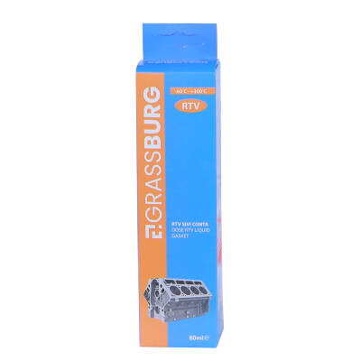 RTV Siyah Sıvı Conta 80 ML - GRASSBURG