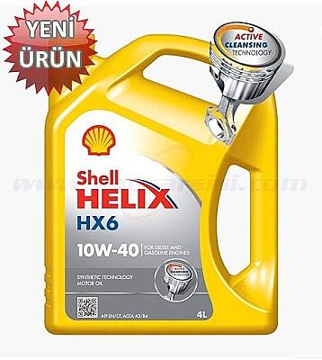 SHELL HELIX HX6 10W-40 4 LT - SHELL