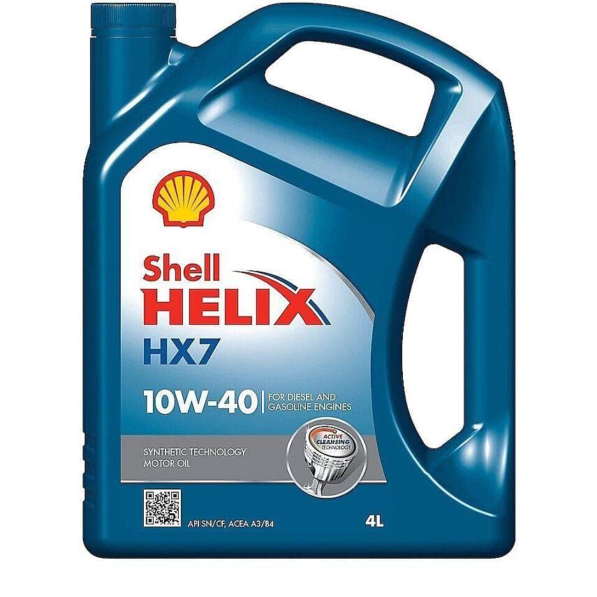 SHELL HELIX HX7 10W-40 4 LT - 1