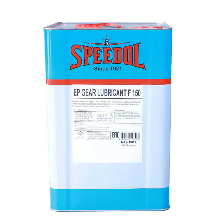 Speedol EP Gear Lubricant F150 Dişli Yağı 16 KG - 1