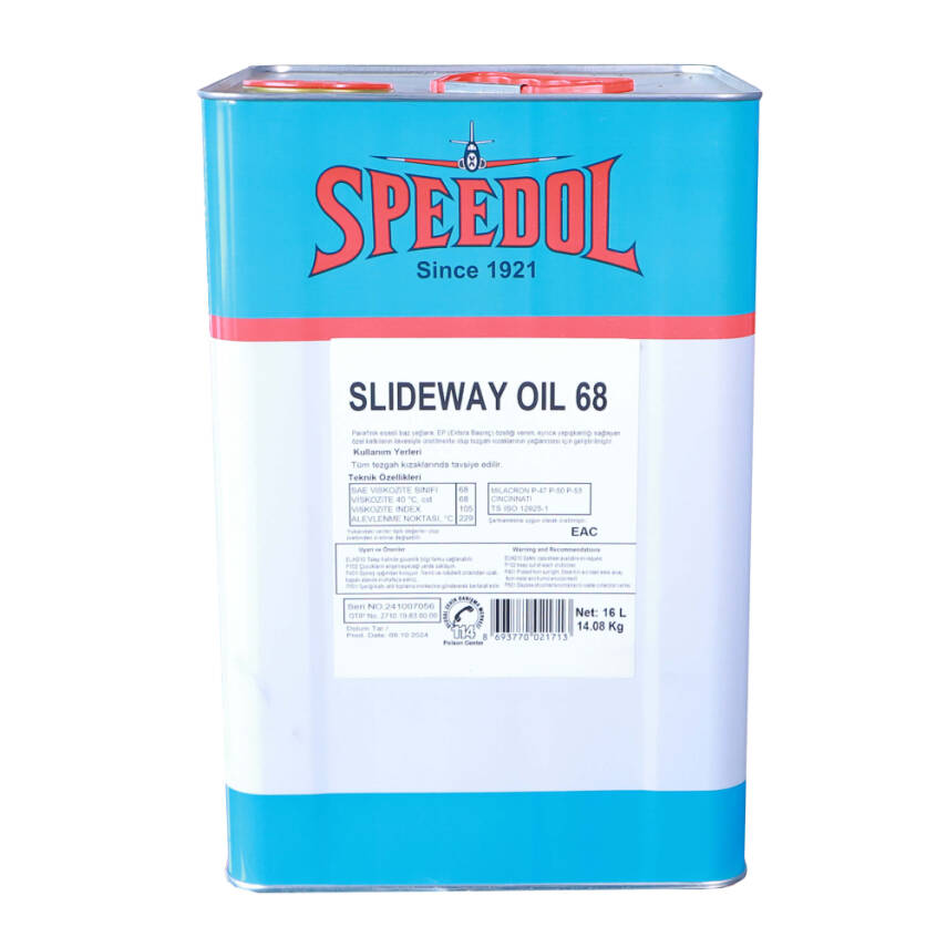 Speedol Slideway Oil 68 Kızak Yağı 16 LT - 2