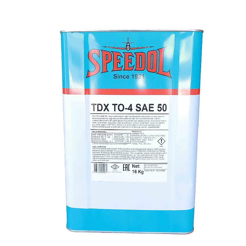 SPEEDOL TDX TO-4 SAE 50 16 KG - 2