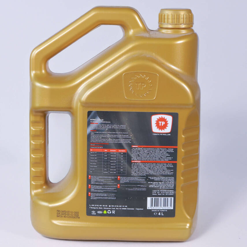 TP Bornit 20W-50 Mineral Motor Yağı 4 LT - 3