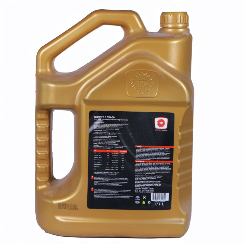 TP Bornit F 5W-30 Motor Yağı 7 LT - 2