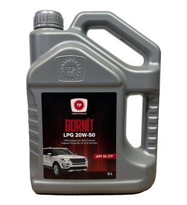 TP Bornit LPG 20W-50 LPG Uyumlu Motor Yağı 3 LT - TP