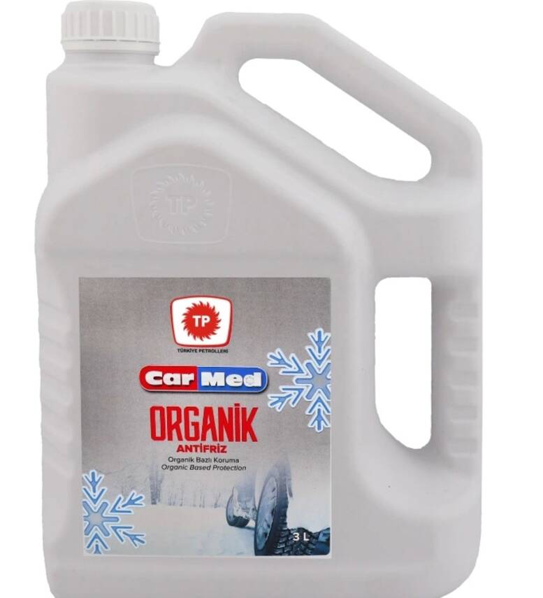 TP Carmed Uzun Ömürlü Antifriz Kırmızı Organik 3 LT - 1