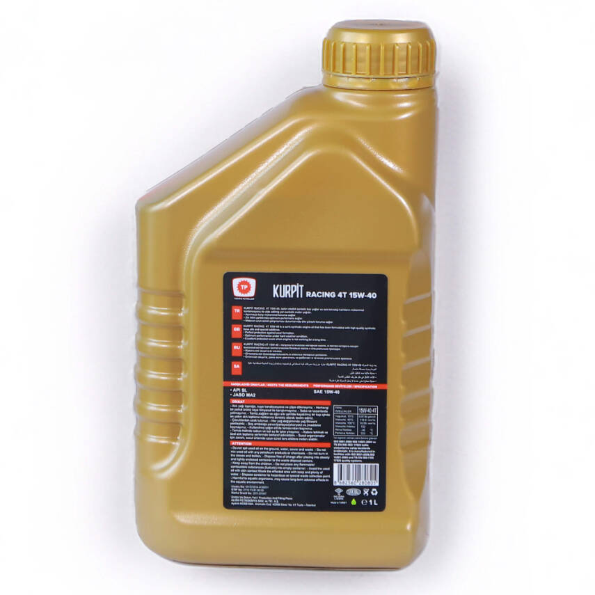 TP Kurpit Racing 4T 15W-40 Motosiklet Motor Yağı 1 LT - 4