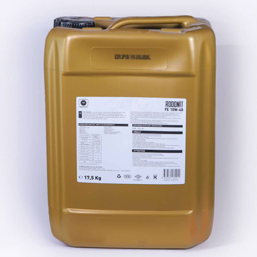 TP Rodonit FE 10W-40 Motor Yağı 17.5 KG - 2